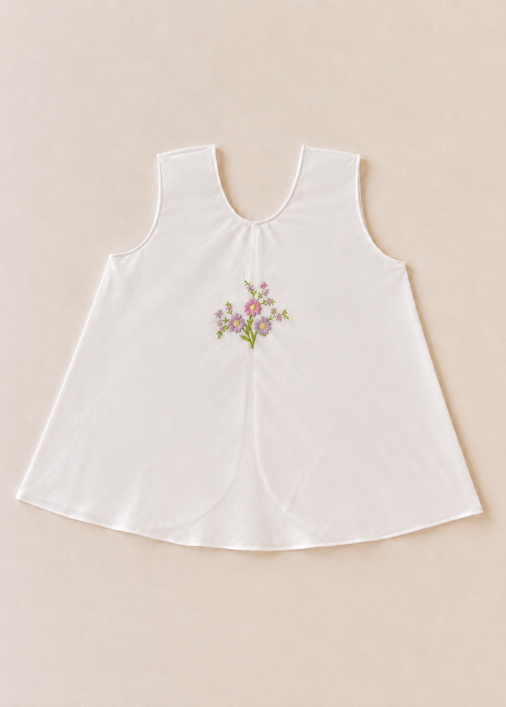 Nora Embroidered Sleeveless Newborn Dress - Collection 8
