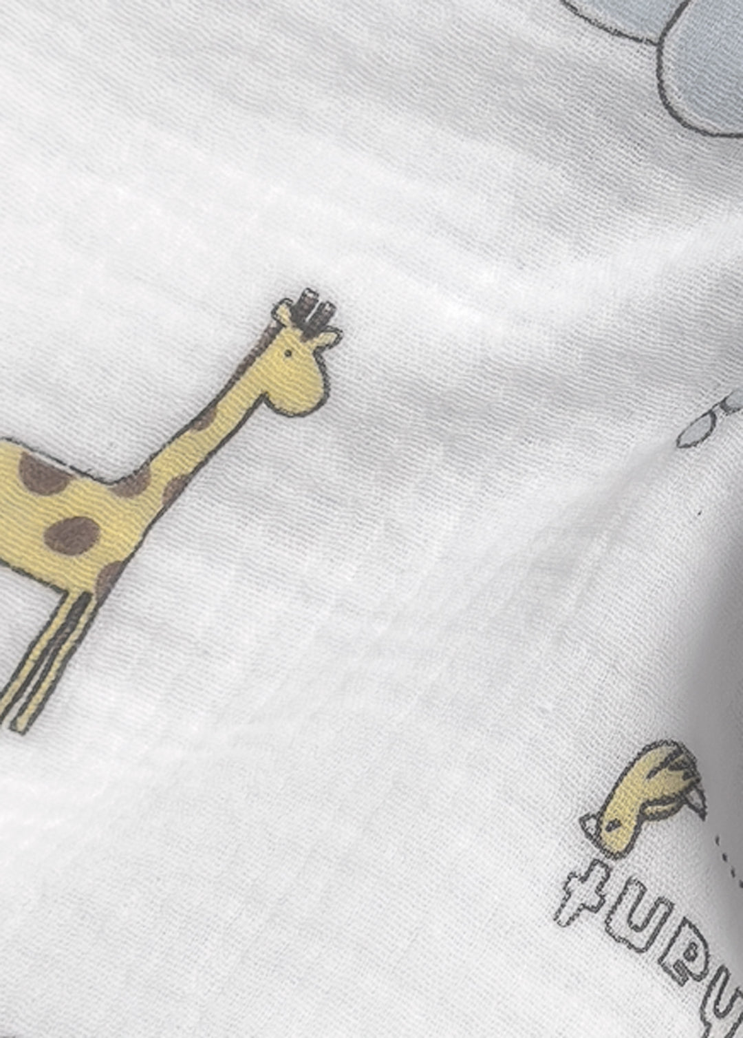 Muslin Swaddle Blanket in Tiny Jungle