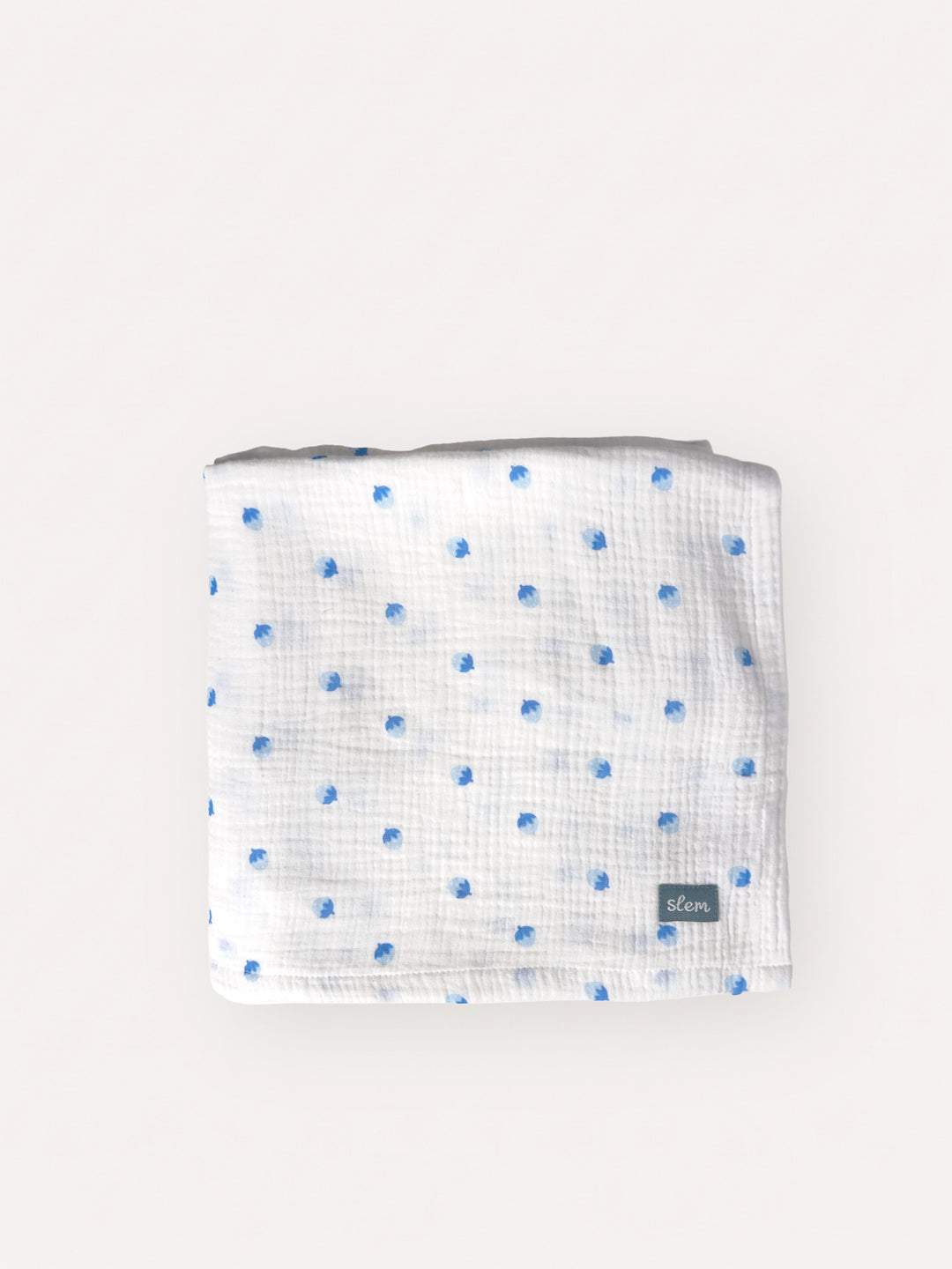 Swaddle Blanket in Blue Acorn