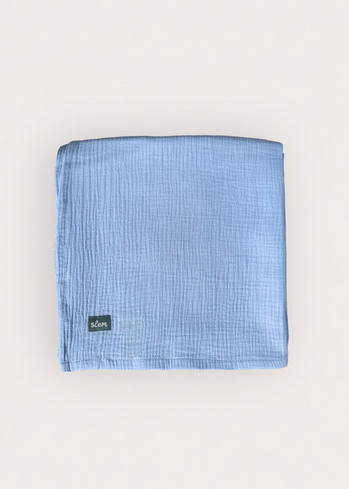 Classic Swaddle Blanket in Blue