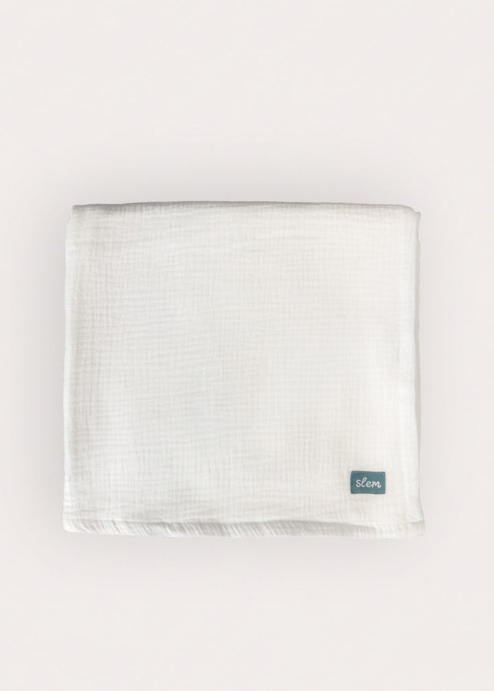 Classic Swaddle Blanket in White