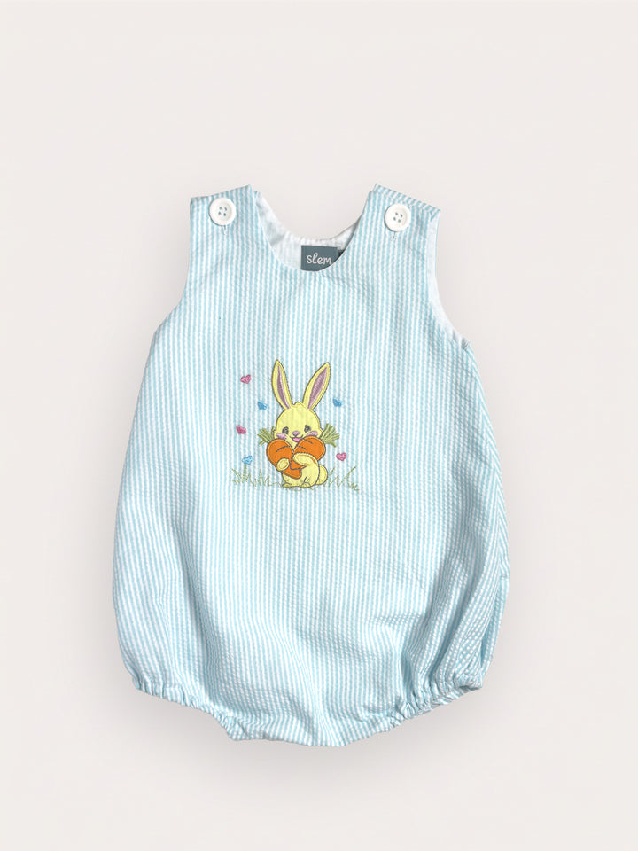 Finn Romper in Sky Blue