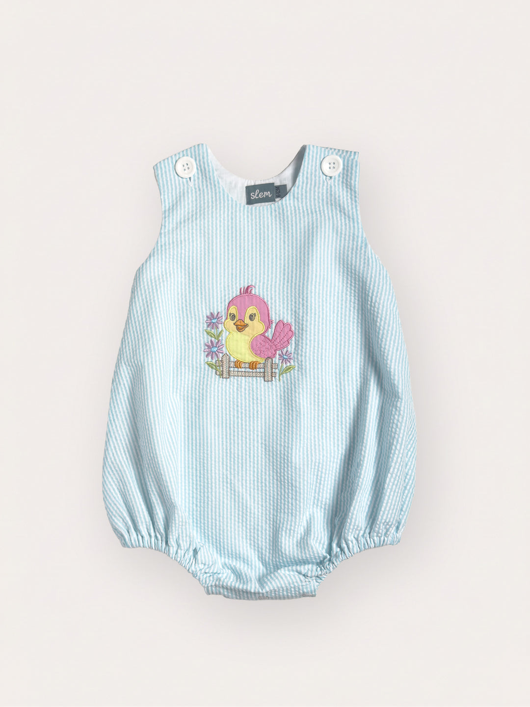 Finn Romper in Sky Blue