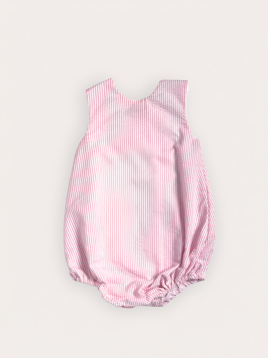 Mila Striped Romper in Pink