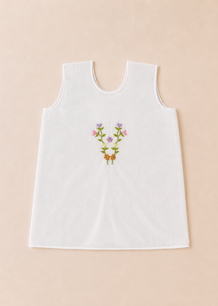 Eva Embroidered Sleeveless Newborn Dress - Collection 2