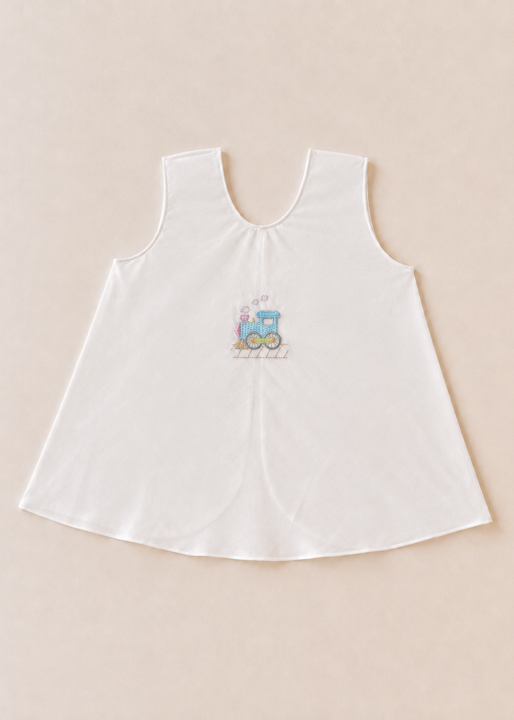 Nora Embroidered Sleeveless Newborn Dress - Collection 8