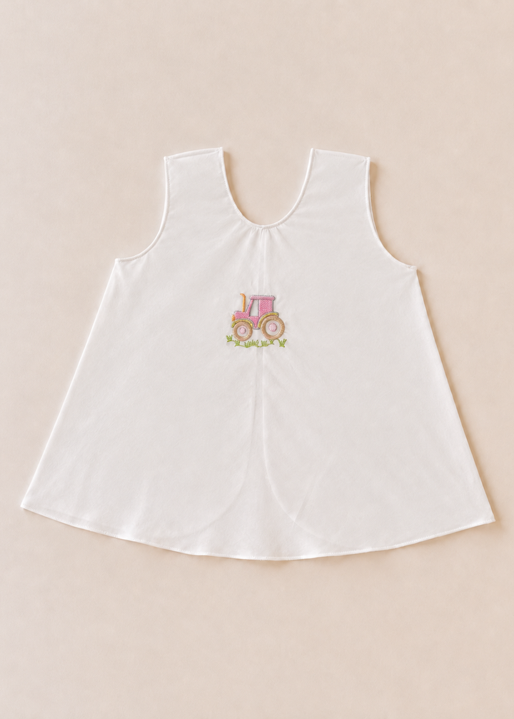 Nora Embroidered Sleeveless Newborn Dress - Collection 1