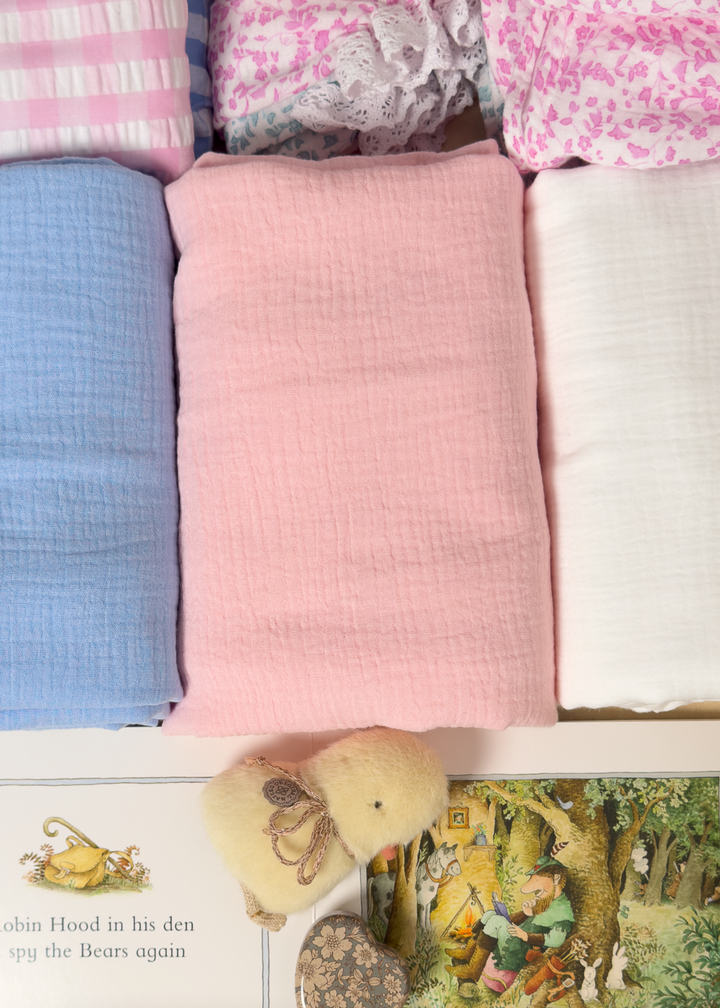 Classic Swaddle Blanket in White