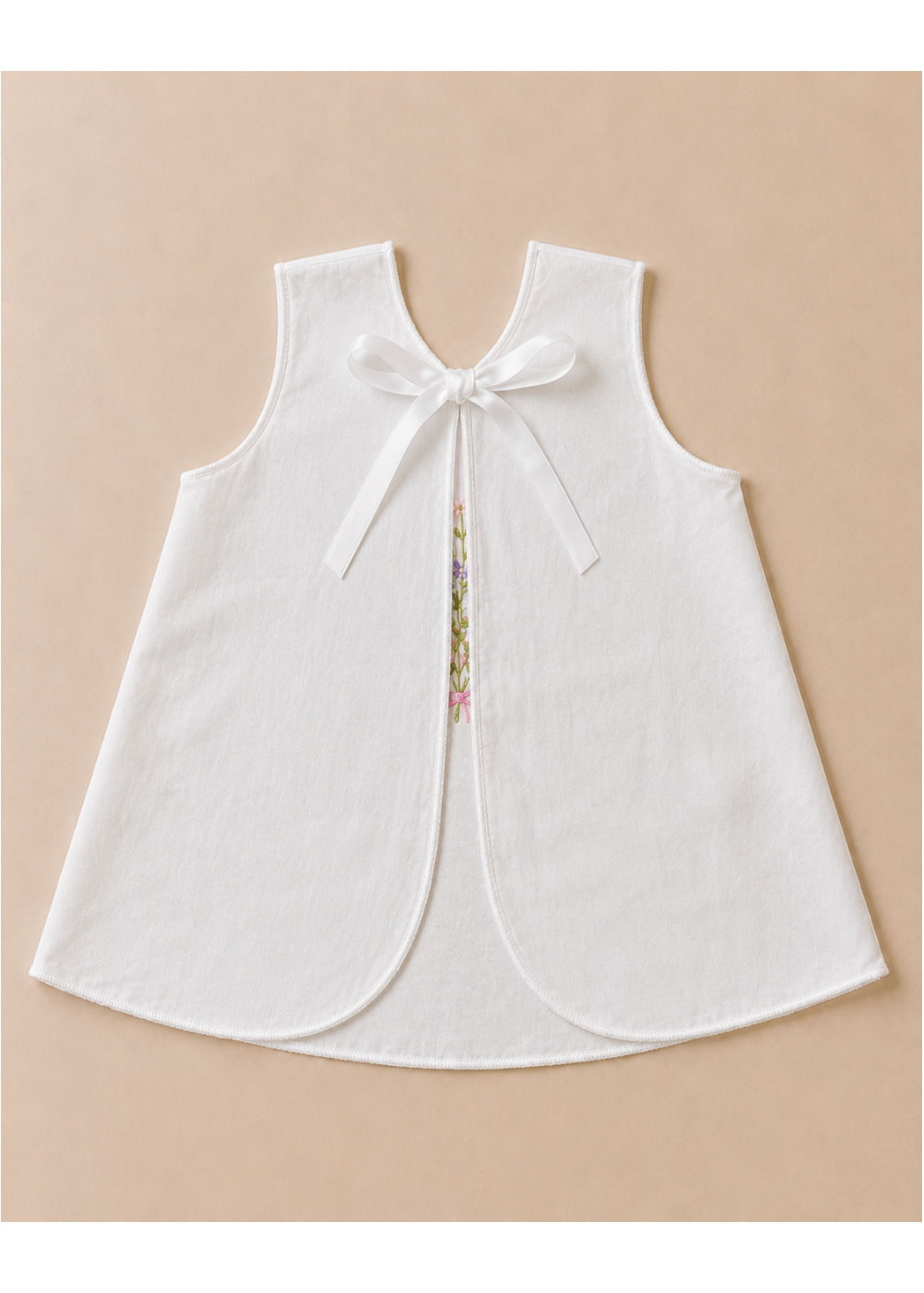Nora Embroidered Sleeveless Newborn Dress - Collection 8