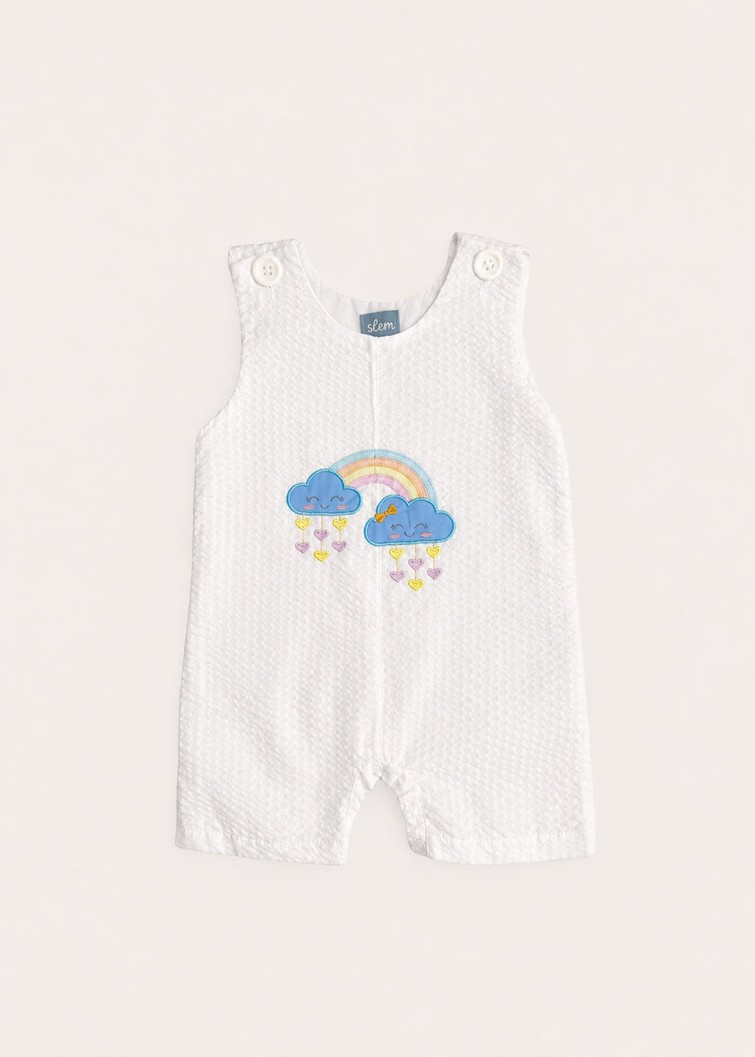 Skye Romper in White