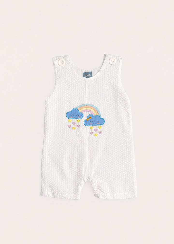 Skye Romper in White