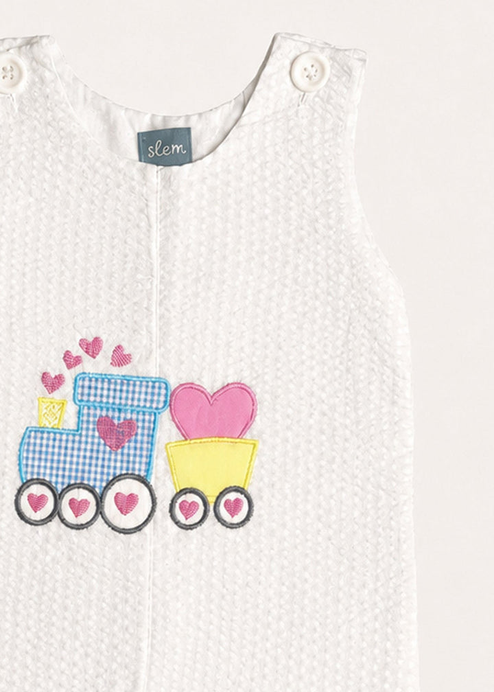 Skye Romper in White