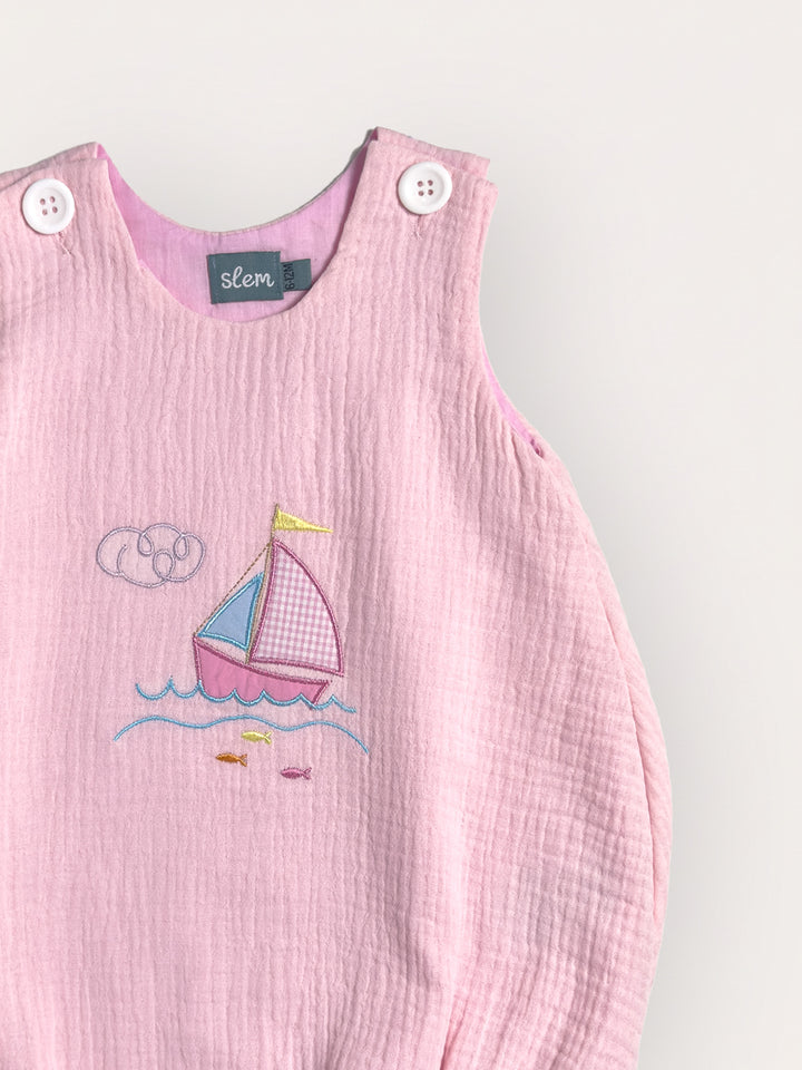 Clara Romper in Pink