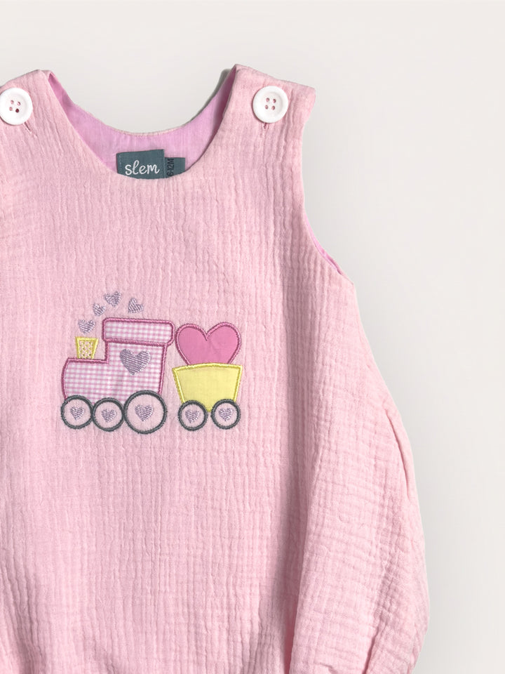 Clara Romper in Pink