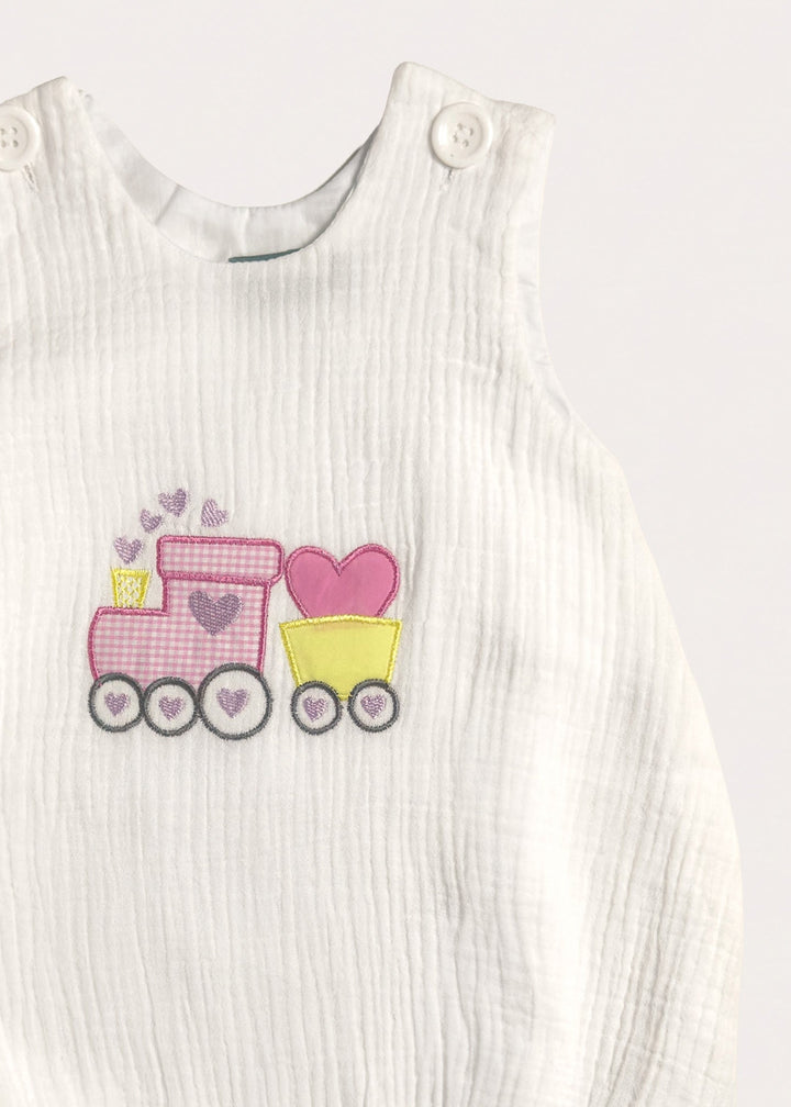 Rory Romper in White