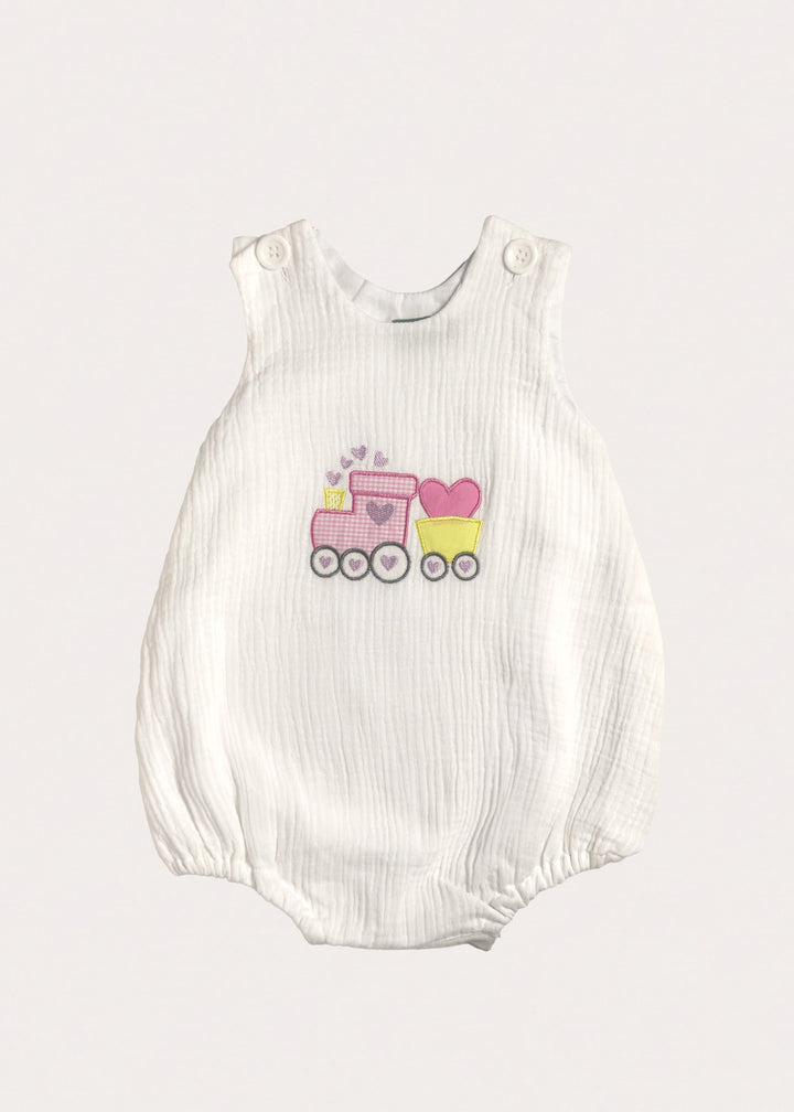 Rory Romper in White