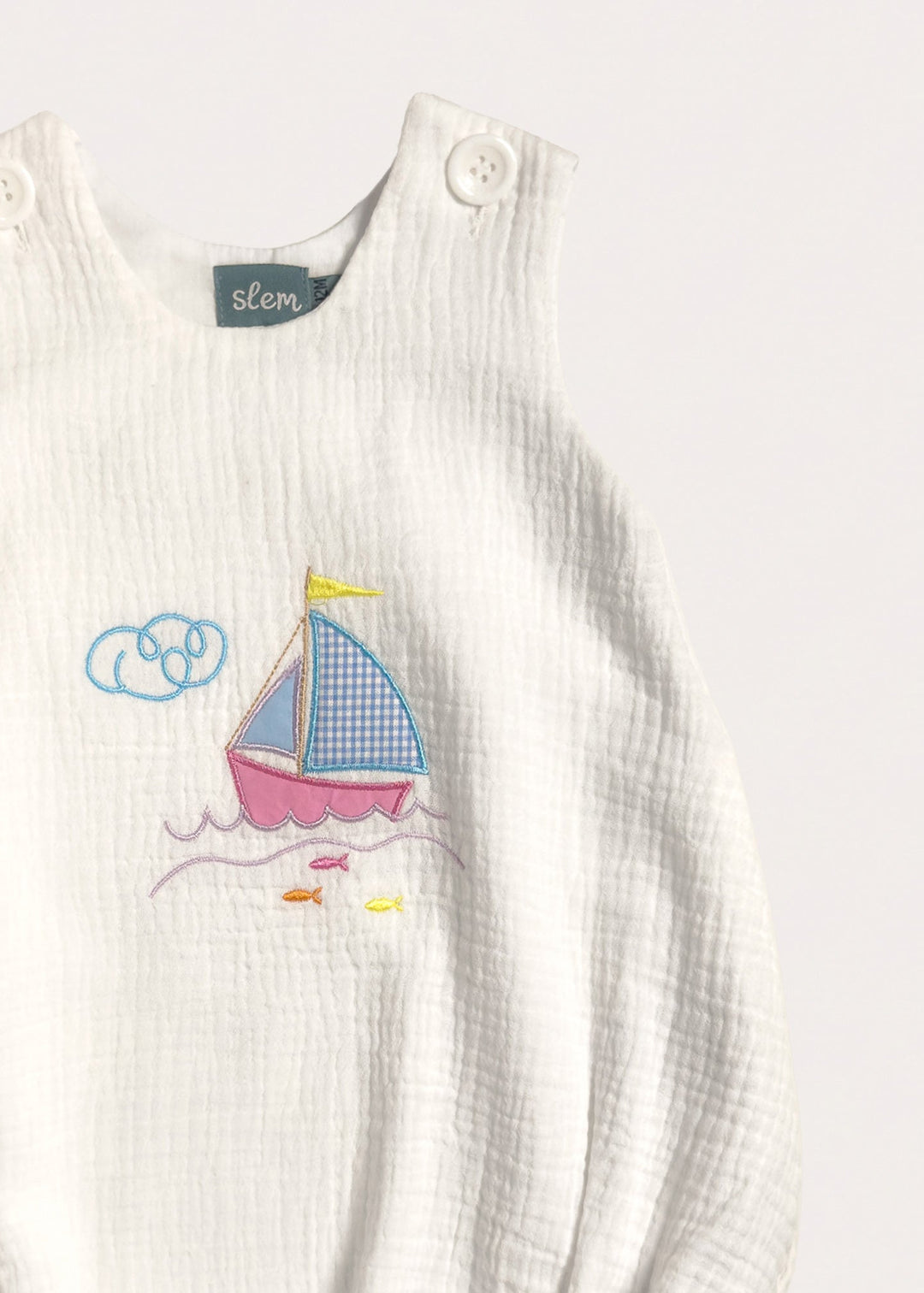 Rory Romper in White