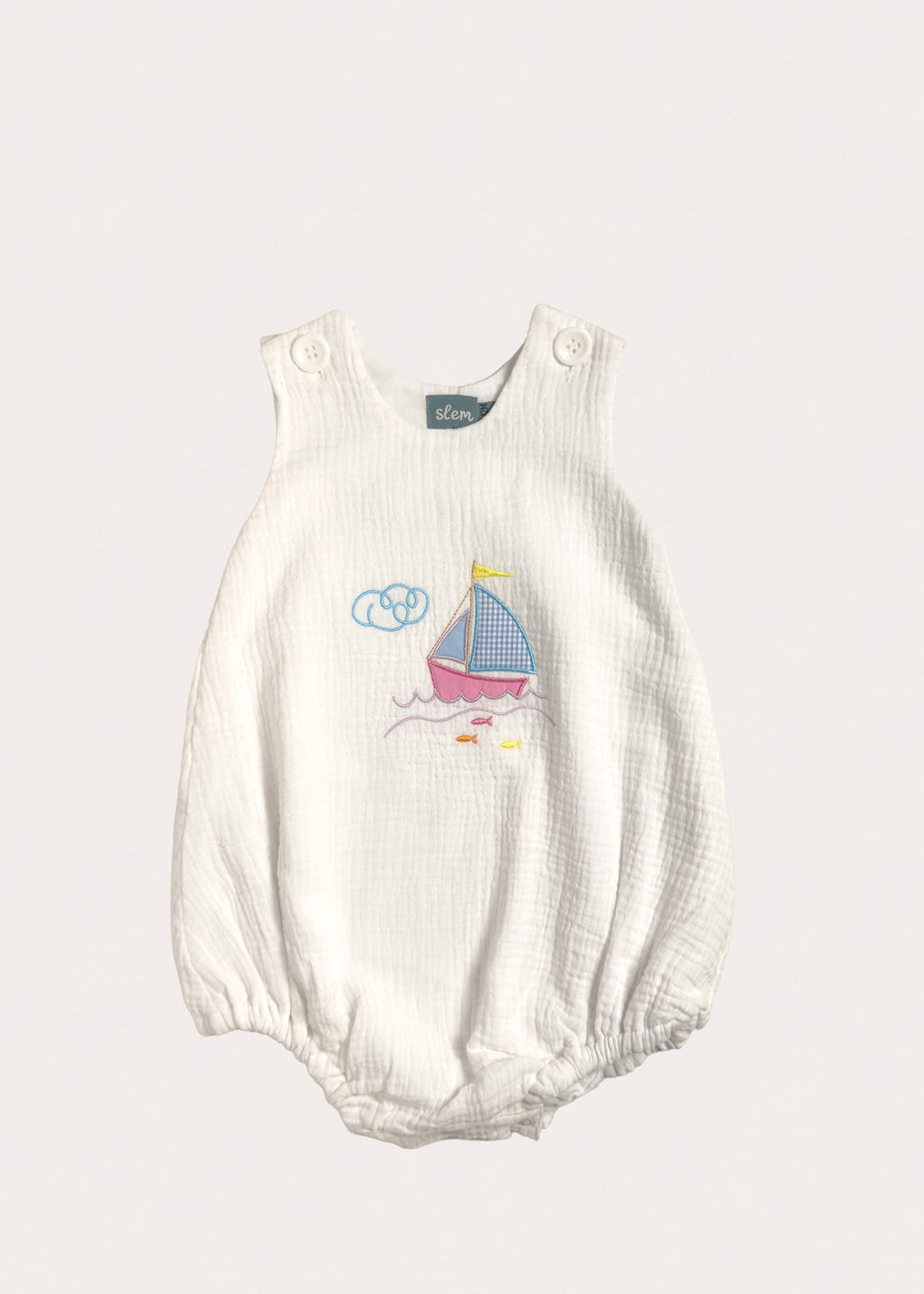 Rory Romper in White