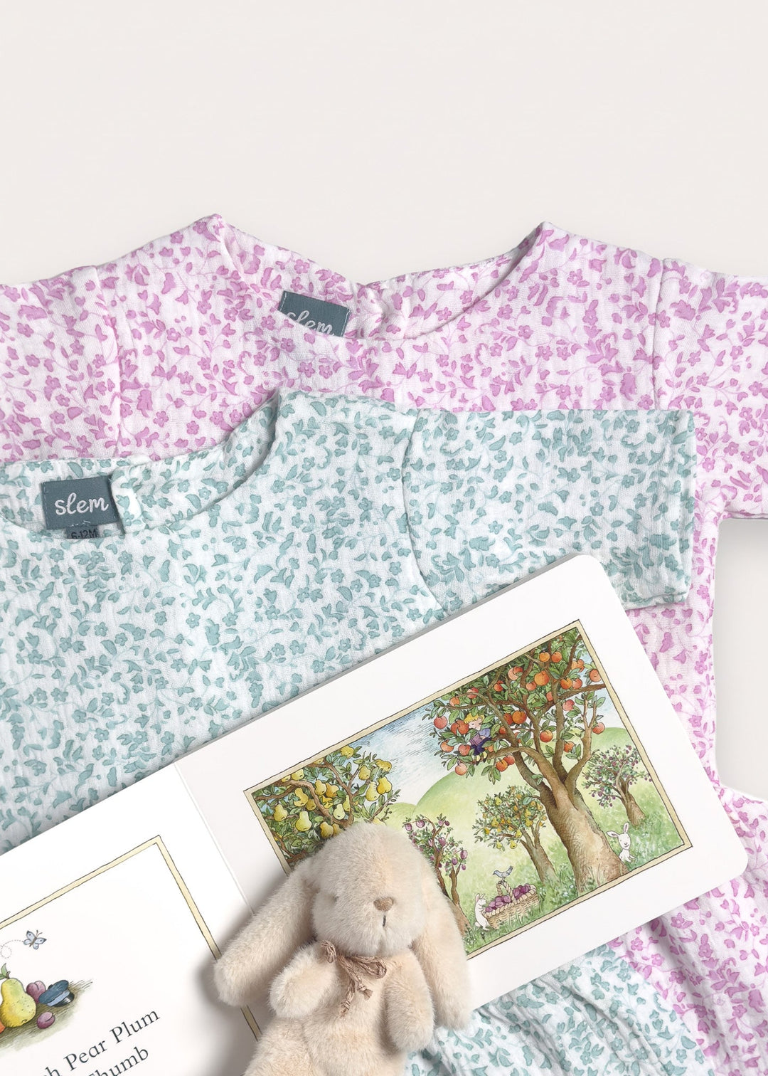 Sophie Dress &amp; Bloomer Set in Pink Meadow