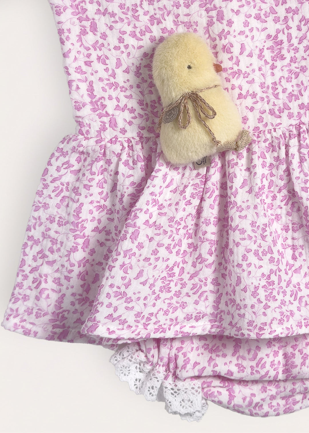 Sophie Dress &amp; Bloomer Set in Pink Meadow