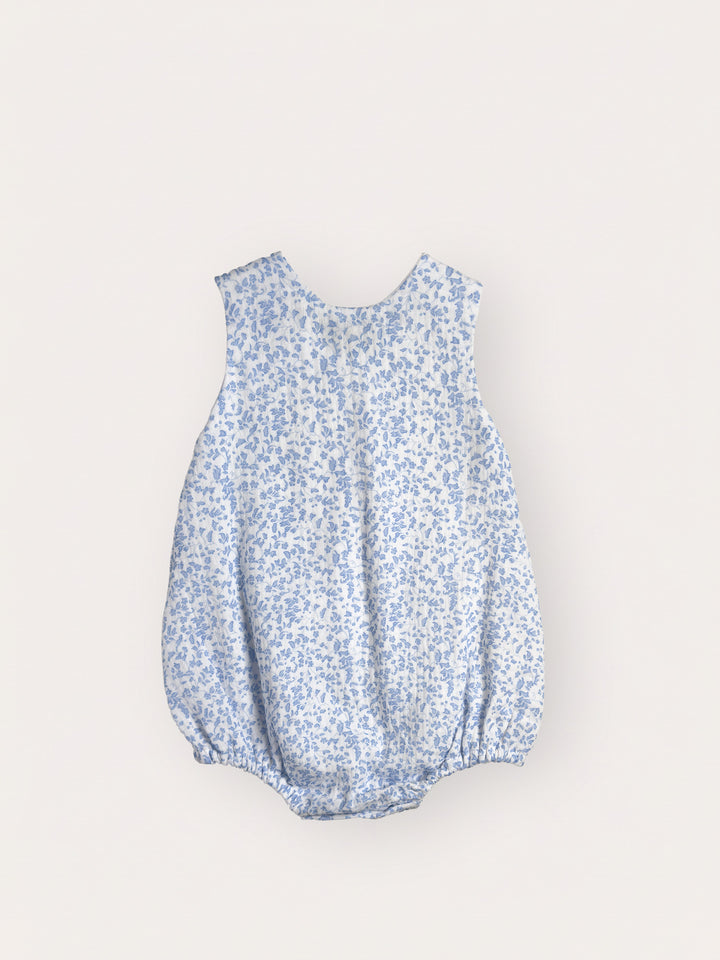 Sophie Romper in Blue Meadow
