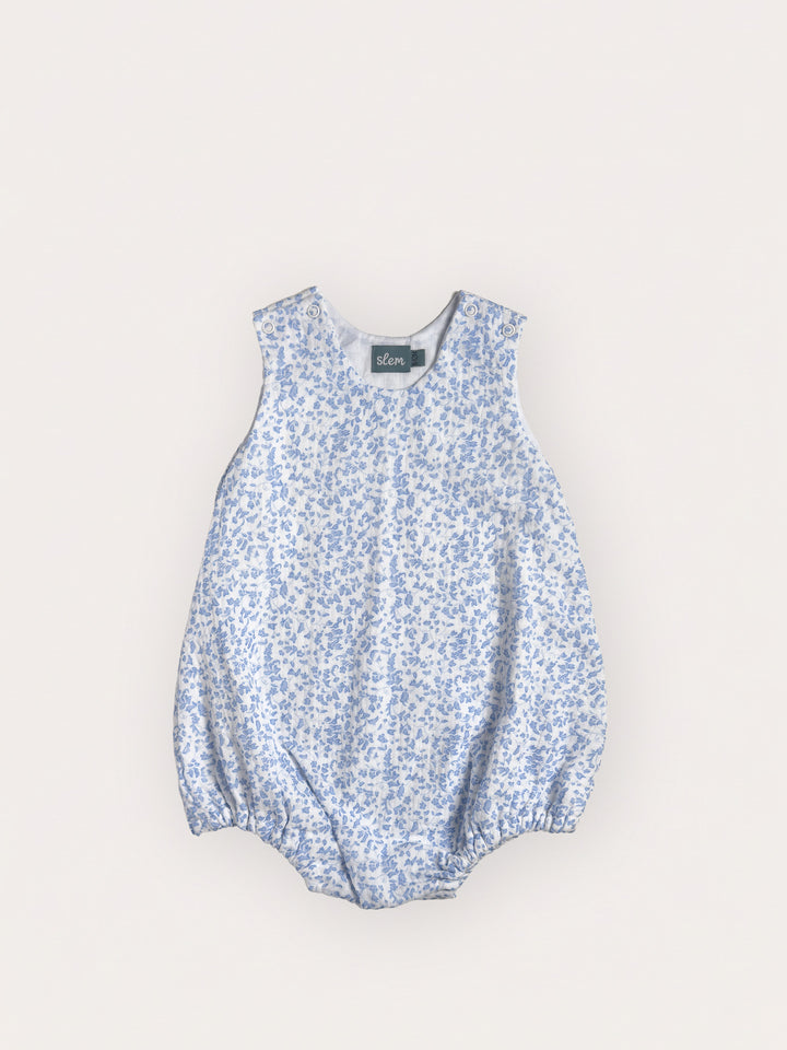 Sophie Romper in Blue Meadow