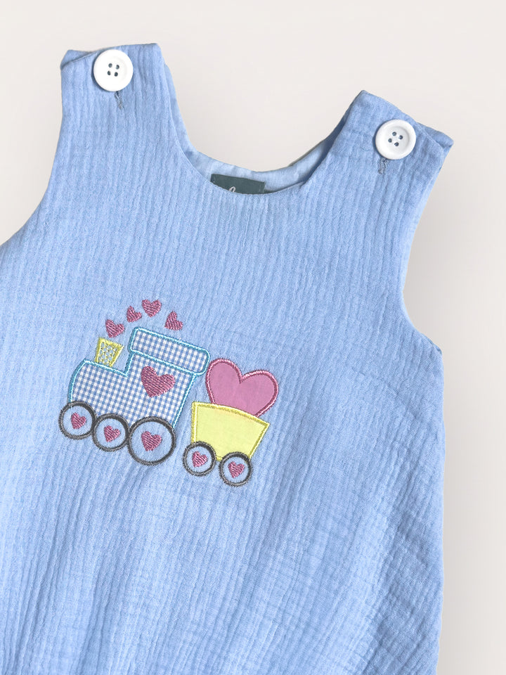Murphy Romper in Blue
