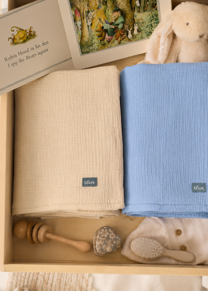 Classic Swaddle Blanket in Beige