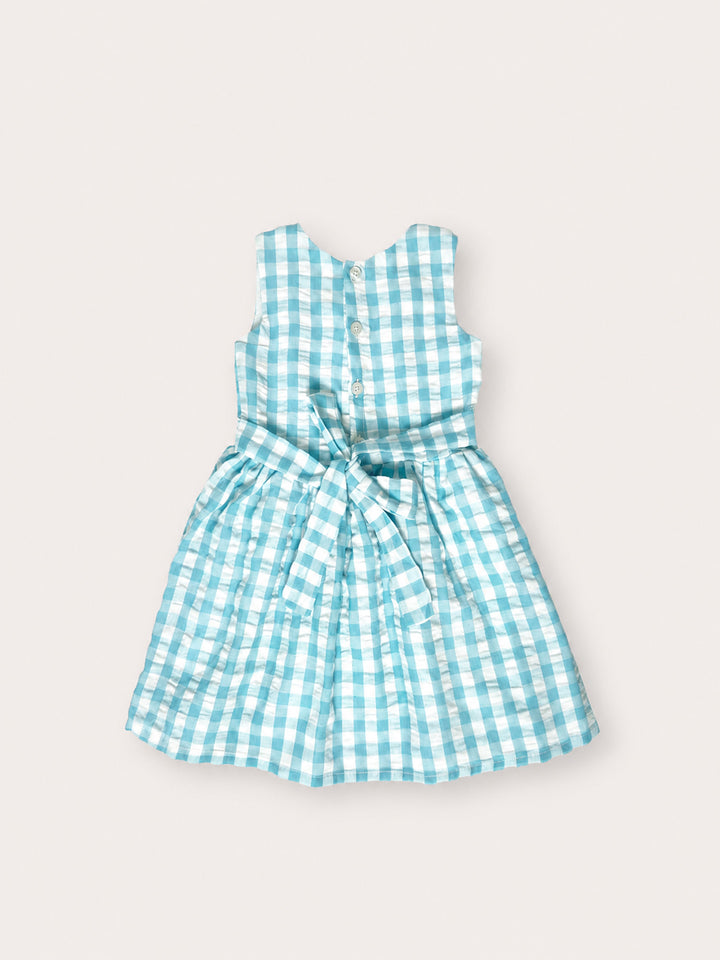 Elodie Dress in Turquoise