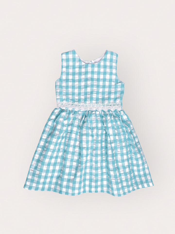 Elodie Dress in Turquoise