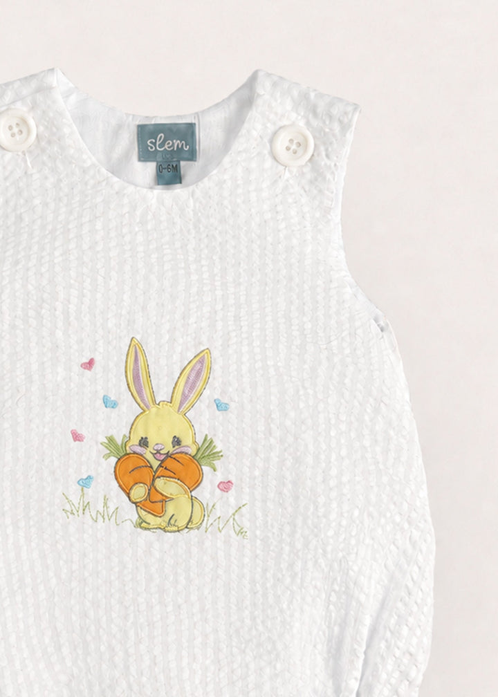 Archie Romper in White