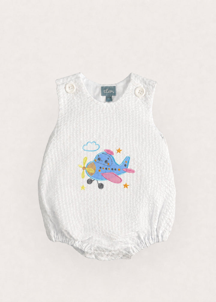 Archie Romper in White