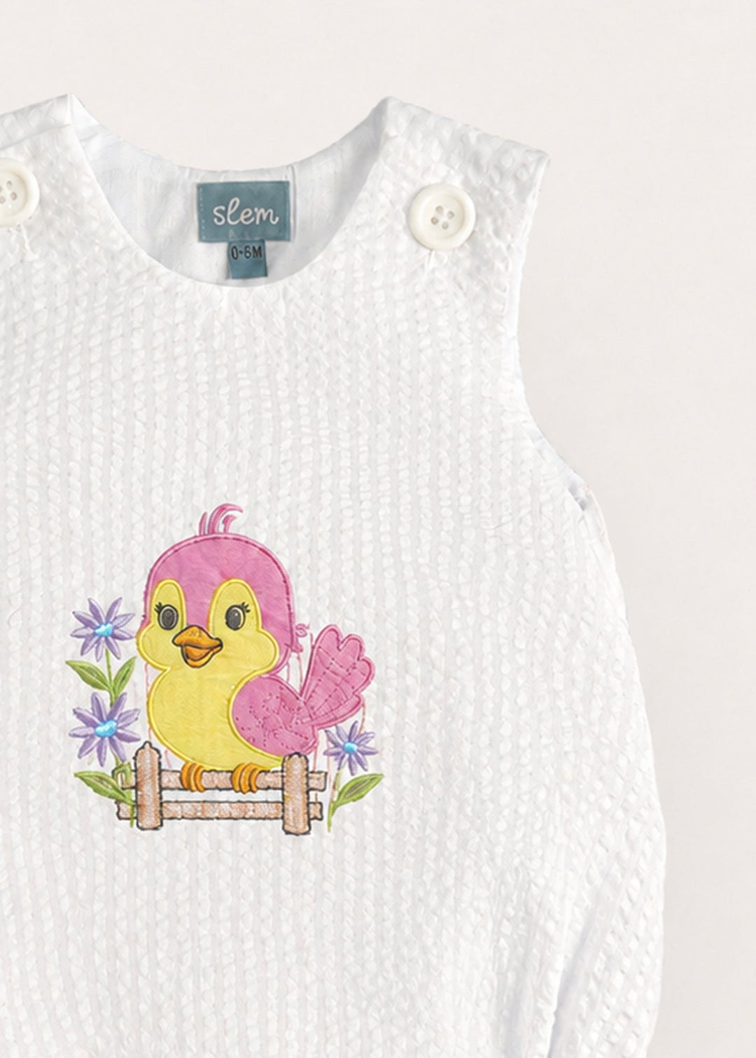 Archie Romper in White