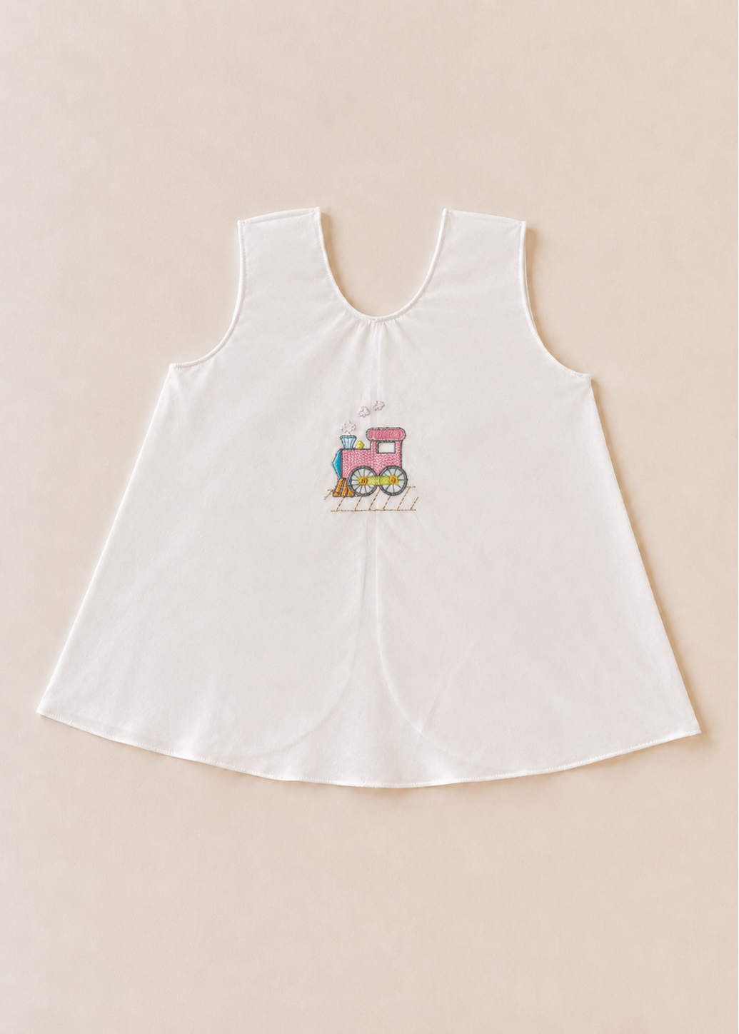 Nora Embroidered Sleeveless Newborn Dress - Collection 1