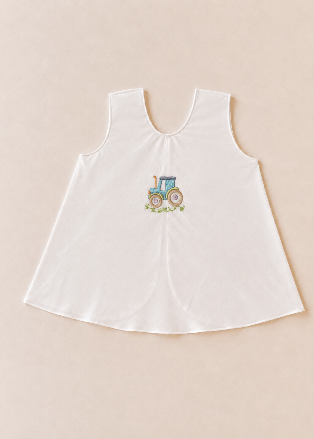 Nora Embroidered Sleeveless Newborn Dress - Collection 5