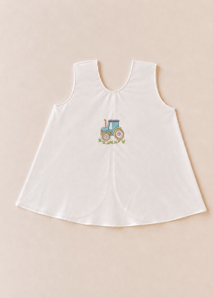 Nora Embroidered Sleeveless Newborn Dress - Collection 5